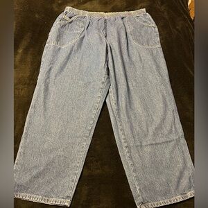 Vtg 90s Cabin Creek Dark Blue Denim Relaxed Fit Women’s Jeans 22WP